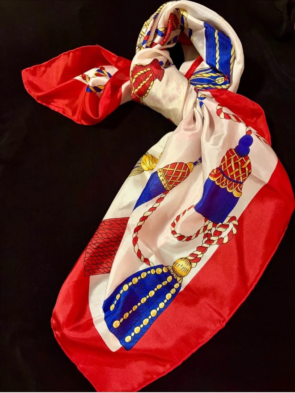 New Chanel Style Gorgeous Silk Scarf